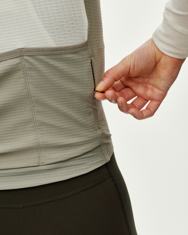 Pas Normal Studios Mechanism Pro M Long Sleeve Jersey - White/Light Grey 