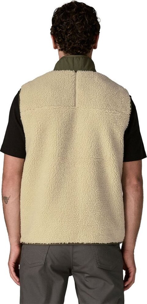 Patagonia Classic Retro-X Vest Herre M Dark Natural W/Basin Green 