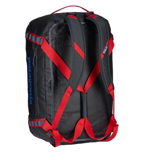 Patagonia Black Hole Duffel 55L Smre Smolder Blue W/Amanita Red 