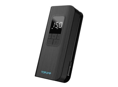 Topump A12 Elektrisk Pumpe LED-Display, 150psi, 410g, 2000mAh 