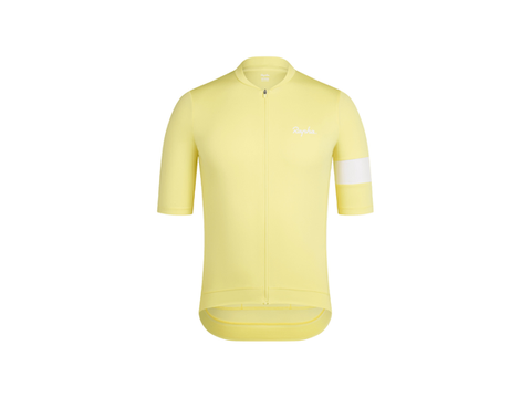 Rapha Core Cycling Jersey Yellow/White
