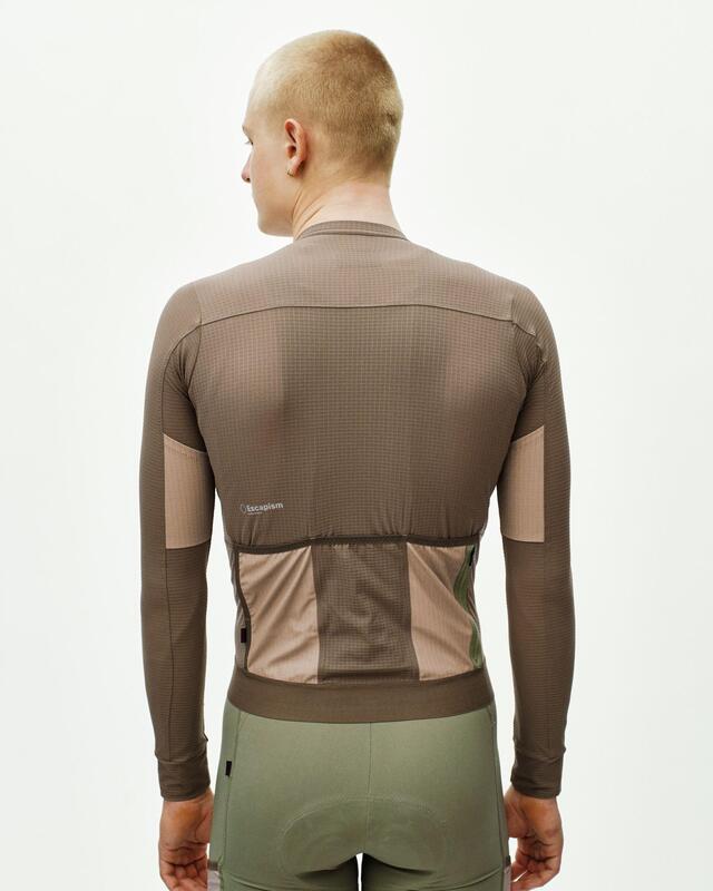 Pas Normal Studios Escapism XS Long Sleeve Jersey - Stone Brown 