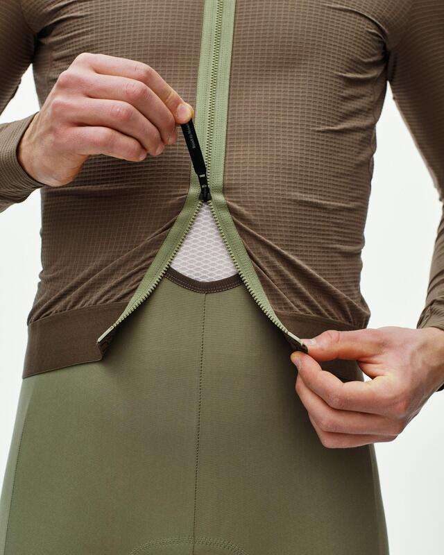 Pas Normal Studios Escapism XS Long Sleeve Jersey - Stone Brown 