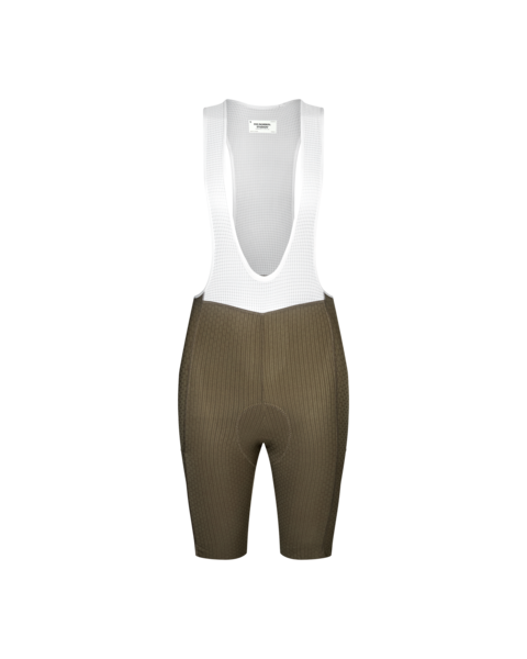 Pas Normal Studios Womens T.K.O. Essential Light Cargo Bibs - Dark Stone