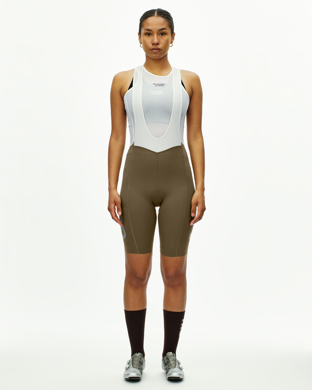 Pas Normal Studios Womens T.K.O. XS Essential Light Cargo Bibs - Dark Stone 
