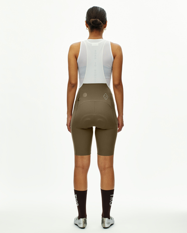 Pas Normal Studios Womens T.K.O. XS Essential Light Cargo Bibs - Dark Stone 
