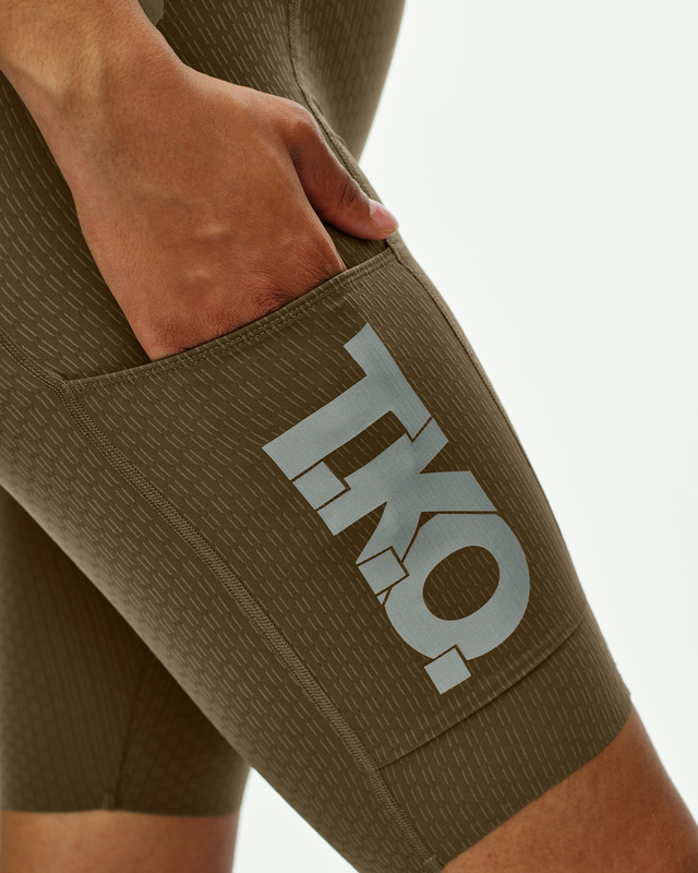 Pas Normal Studios Womens T.K.O. XS Essential Light Cargo Bibs - Dark Stone 