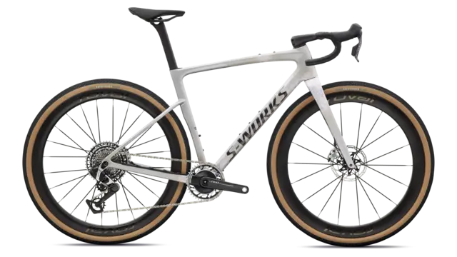 S-Works Crux 5 49cm Red E1 XPLR - Silver Frost/Obsidian 