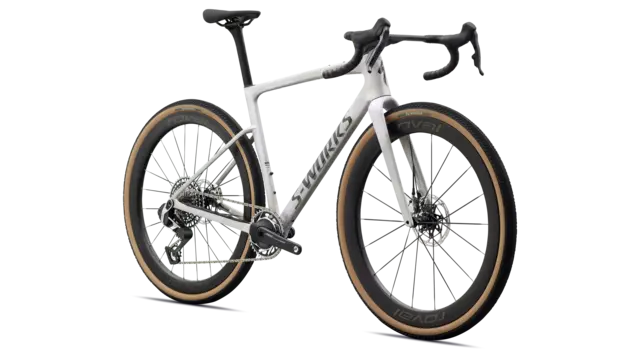 S-Works Crux 5 49cm Red E1 XPLR - Silver Frost/Obsidian 