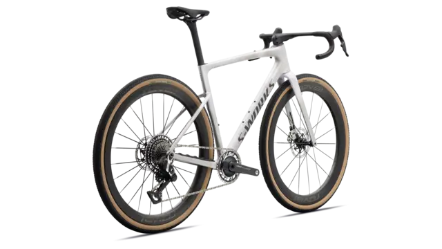 S-Works Crux 5 49cm Red E1 XPLR - Silver Frost/Obsidian 