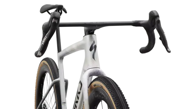 S-Works Crux 5 49cm Red E1 XPLR - Silver Frost/Obsidian 