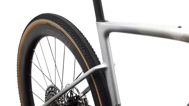 S-Works Crux 5 49cm Red E1 XPLR - Silver Frost/Obsidian 