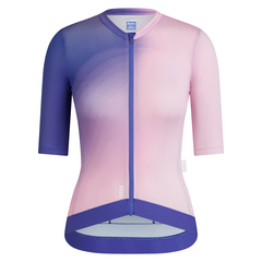 Rapha Women's Pro Team Training Jersey S Surface Print Blue