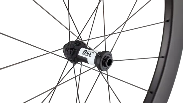 Roval Terra Aero CL - Front Satin Carbon/Gloss Black 