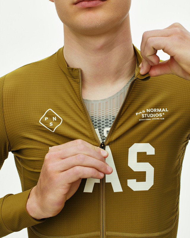 Pas Normal Studios PAS Mechanism Pro S Long Sleeve Jersey - Khaki Green 