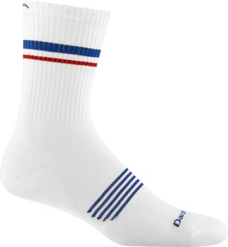 Darn Tough Element Micro Crew Lightweight with Cushion / White