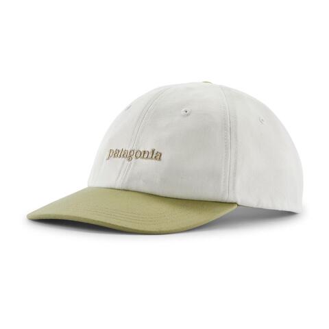 Patagonia Fitz Roy Icon Trad Cap Tbgm Text Logo: Birch White W/Gumtree Gr