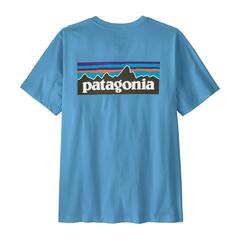 Patagonia M´S P-6 Logo T-Shirt M Shrb Shore Blue