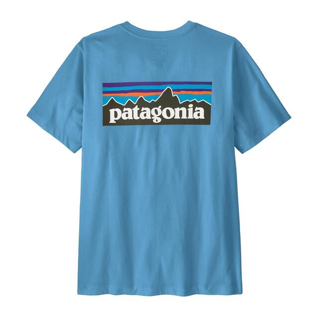 Patagonia M´S P-6 Logo T-Shirt M Shrb Shore Blue 