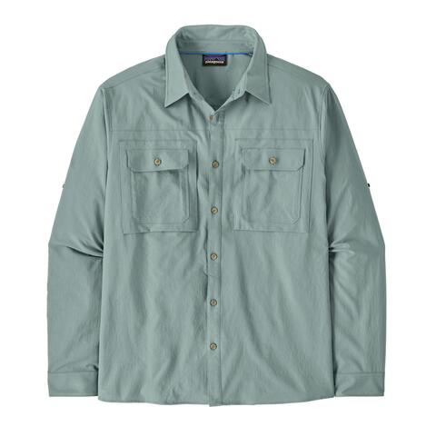 Patagonia M´S L/S SelfGuided Sun Shirt Blsg Blue Sage