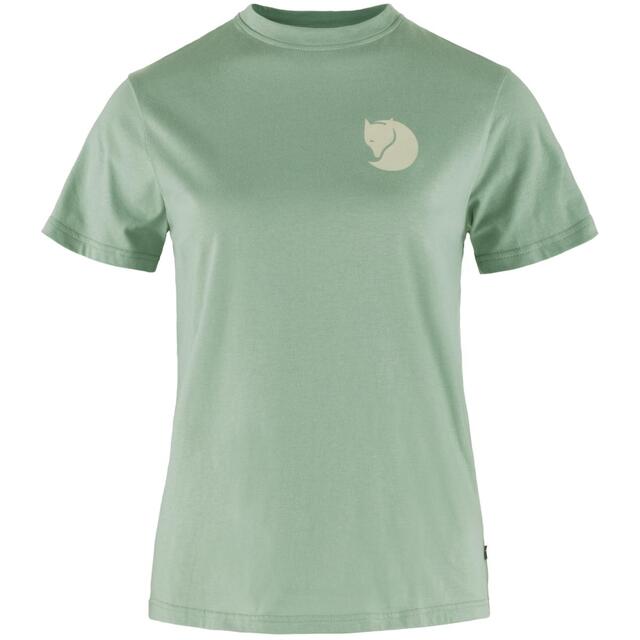 Fjällräven Fox Boxy Logo Tee W L Misty Green 
