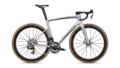 S-Works Tarmac SL9 - SRAM Red E1 44cm Satin Silver Dust / Gloss Chrome