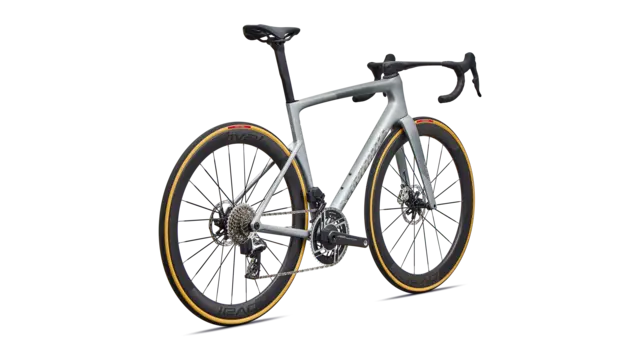 S-Works Tarmac SL9 - SRAM Red E1 58cm Satin Silver Dust / Gloss Chrome 
