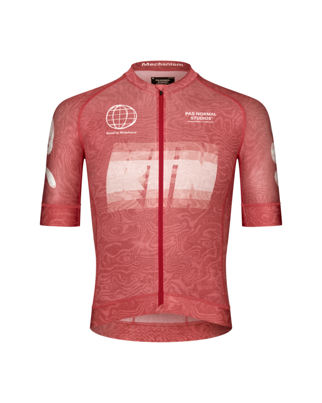 Pas Normal Studios Mechanism Logo S Jersey RTN - Classic Red 