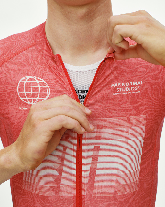 Pas Normal Studios Mechanism Logo S Jersey RTN - Classic Red 