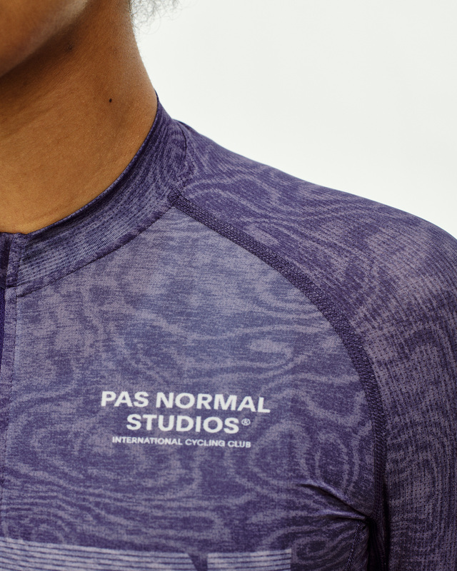 Pas Normal Studios Womens Mechanism S Logo Jersey RTN - Dark Purple 
