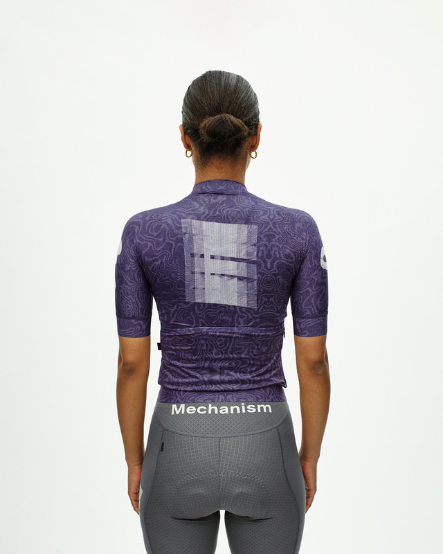 Pas Normal Studios Womens Mechanism S Logo Jersey RTN - Dark Purple 