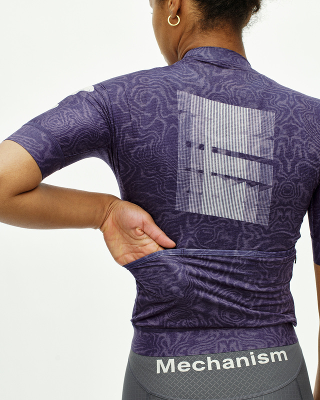 Pas Normal Studios Womens Mechanism S Logo Jersey RTN - Dark Purple 