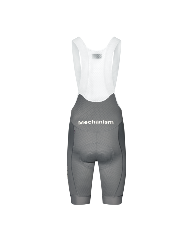Pas Normal Studios Mechanism Logo M Bibs RTN - Medium Grey 