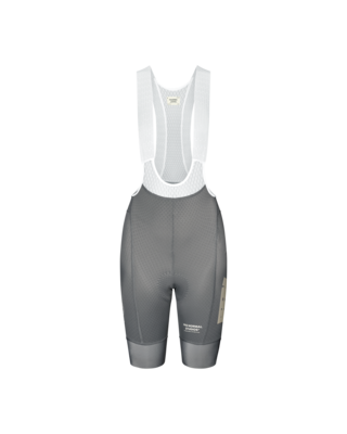 Pas Normal Studios Womens Mechanism Logo Bibs RTN - Medium Grey
