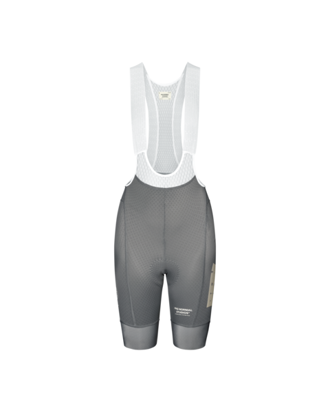 Pas Normal Studios Womens Mechanism Logo Bibs RTN - Medium Grey
