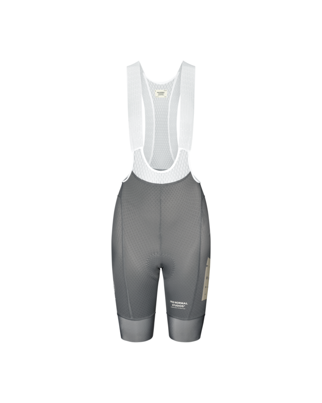 Pas Normal Studios Womens Mechanism S Logo Bibs RTN - Medium Grey 