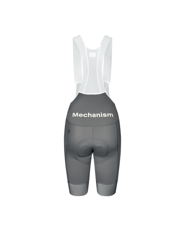 Pas Normal Studios Womens Mechanism S Logo Bibs RTN - Medium Grey 