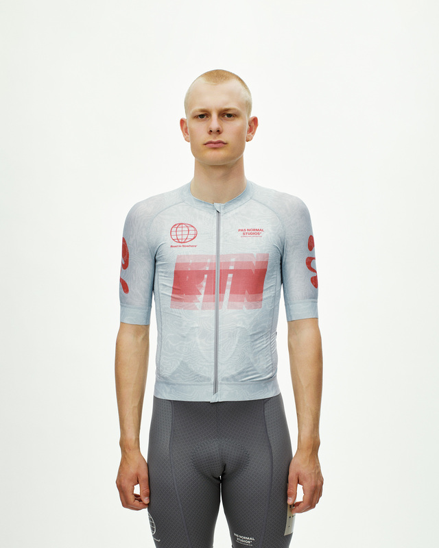 Pas Normal Studios Mechanism Logo S Jersey RTN - Light Aqua 