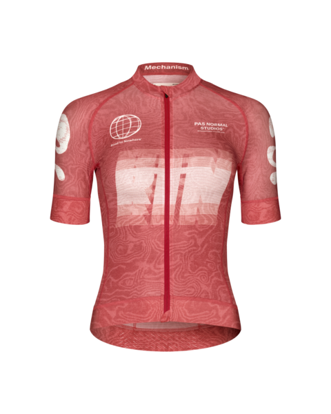 Pas Normal Studios Womens Mechanism Logo Jersey RTN - Classic Red