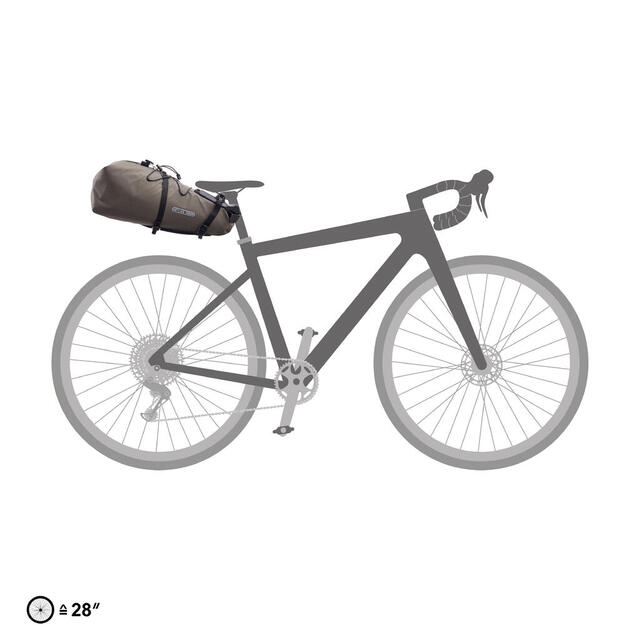Ortlieb Seat-Pack QR 13L Seat Lock Dark Sand 