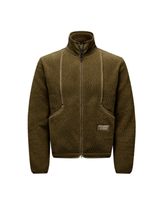 Pas Normal Studios Off-Race Pile Fleece Jacket - Deep Olive