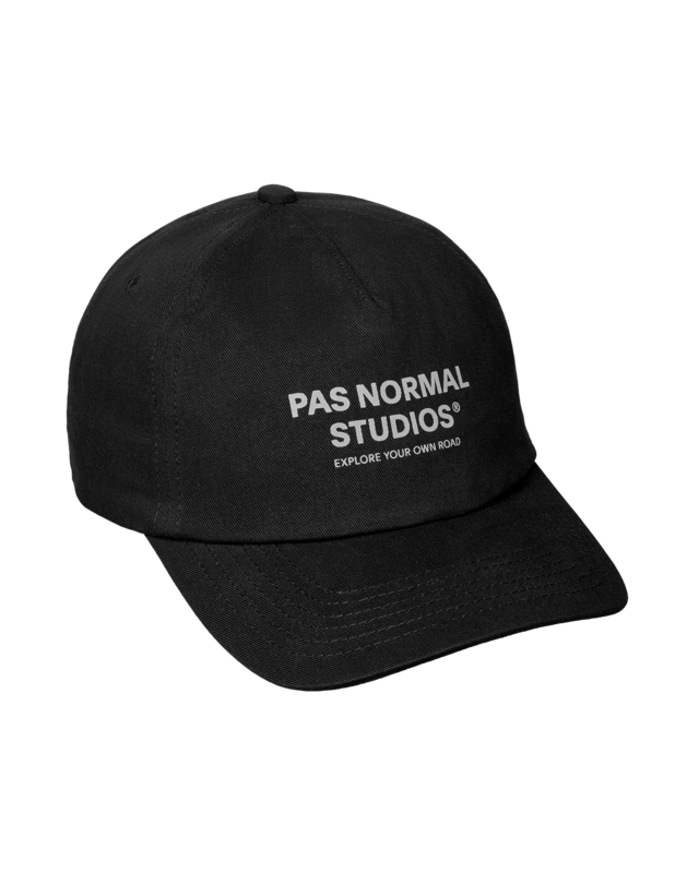 Pas Normal Studios Off-Race Cotton Cap Black - S/M 