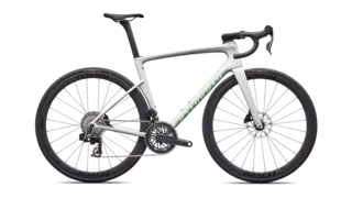 Specialized Tarmac SL9 Expert Force E1 - Gloss Silver Dust/Powder Lime