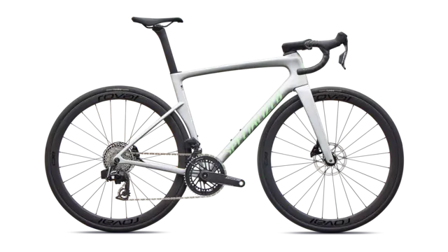 Specialized Tarmac SL9 Expert 54cm Force E1 - Gloss Silver Dust/Powder Lime 