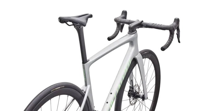 Specialized Tarmac SL9 Expert 54cm Force E1 - Gloss Silver Dust/Powder Lime 
