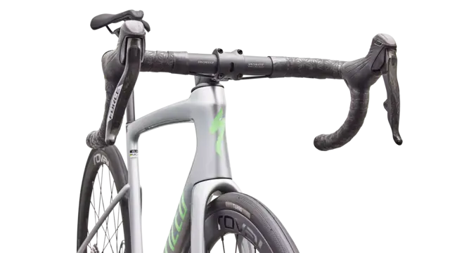 Specialized Tarmac SL9 Expert 54cm Force E1 - Gloss Silver Dust/Powder Lime 