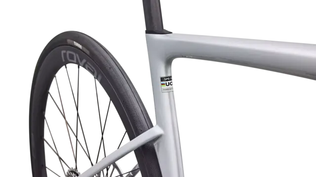 Specialized Tarmac SL9 Expert 54cm Force E1 - Gloss Silver Dust/Powder Lime 
