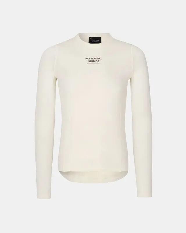 Pas Normal Studios Thermal XS Long Sleeve Base Layer - Off White 