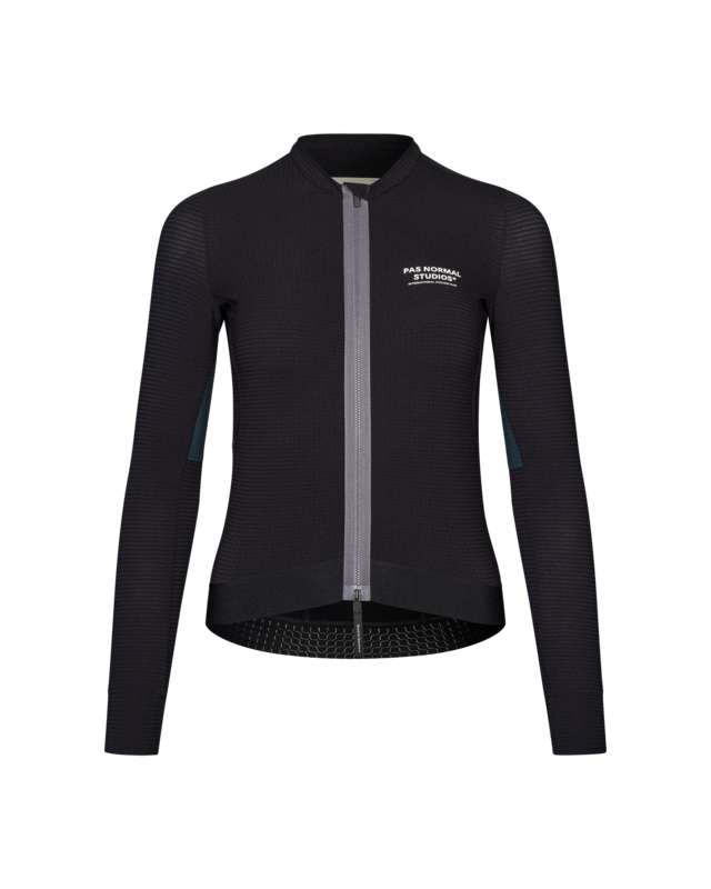 Pas Normal Studios Womens Escapism XS Long Sleeve Jersey - Black 