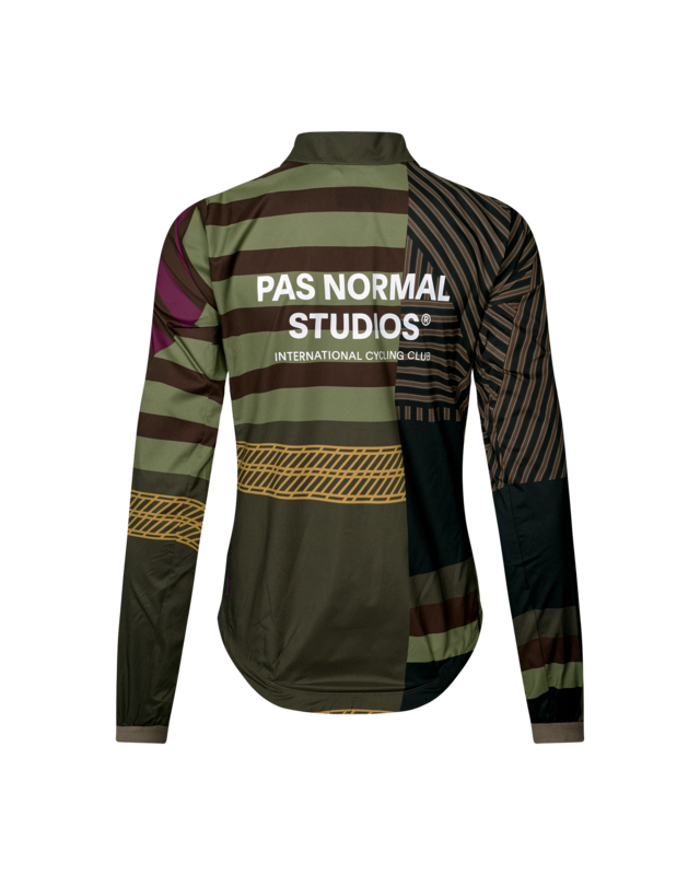 Pas Normal Studios Womens Mechanism S Stow Away Jacket - AOP Int. Green 
